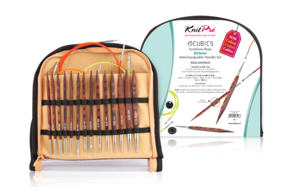KnitPro CUBICS Deluxe Interchangeable Circular Needle Set