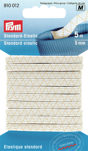 Prym Elastic White 5 mm, 5 m
