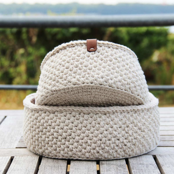 Go Handmade Moss Stitch Curve Round