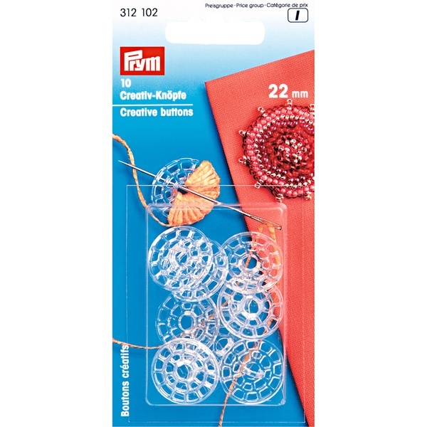 Prym Creative buttons 22 mm, 10 pcs
