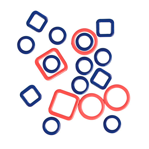 KnitPro Linea Stitch markers Metal