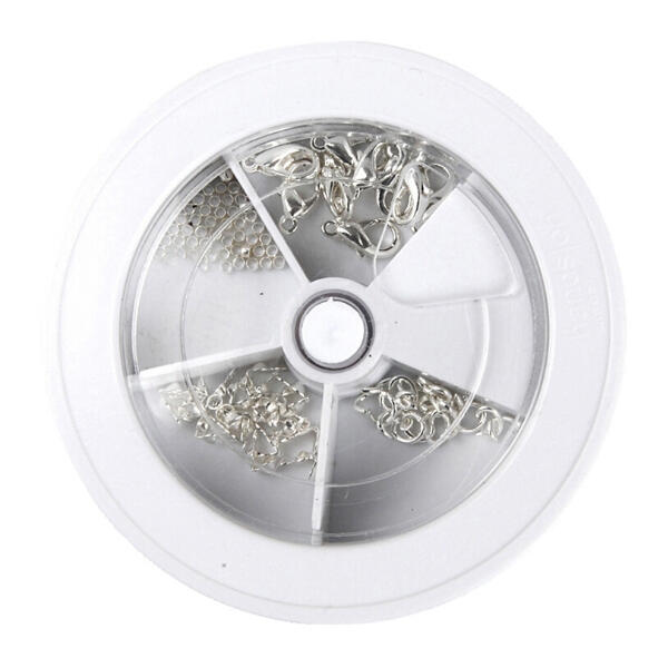 Starter set with jewelery wire, silver-plated