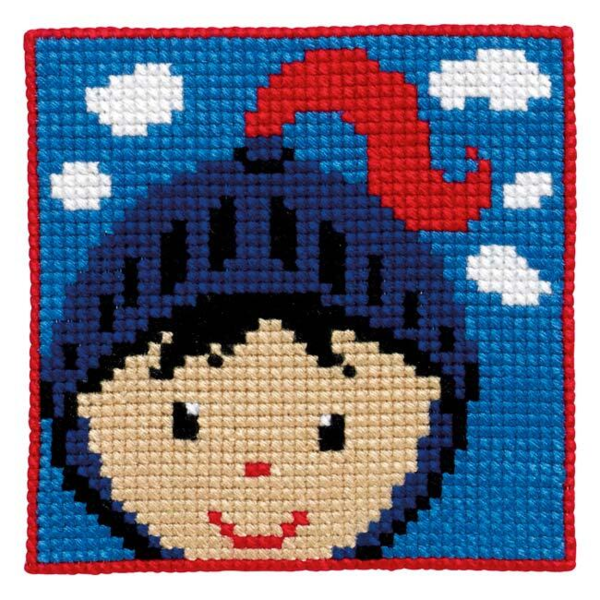 Children's Embroidery Kit Knight