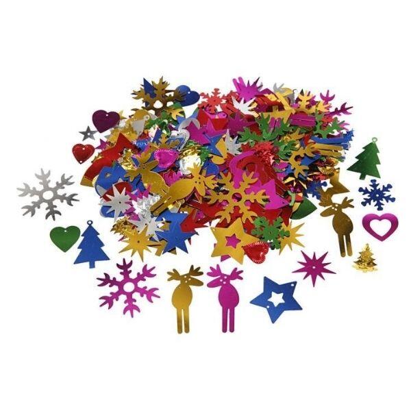 Sequins, Christmas motifs, 35 g