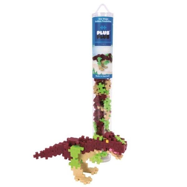 Plus-Plus in Pipes, T-rex, 100 pcs