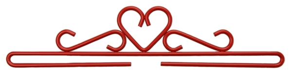 Embroidery Fitting 2 pcs Red