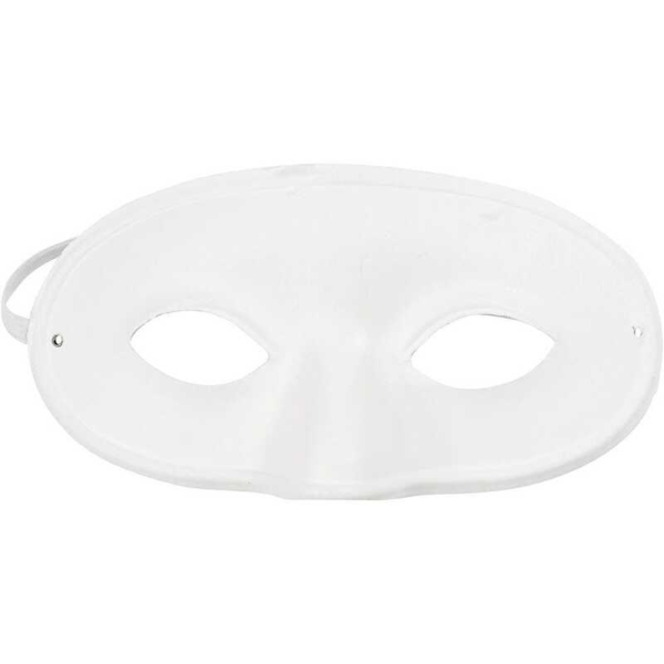 Half mask, White, 10 pcs