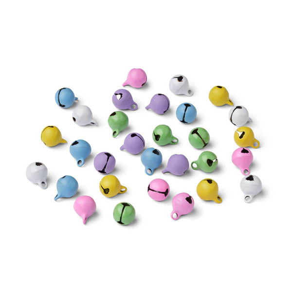 HobbyArts Bells, Pastel Mix, 30 pcs.