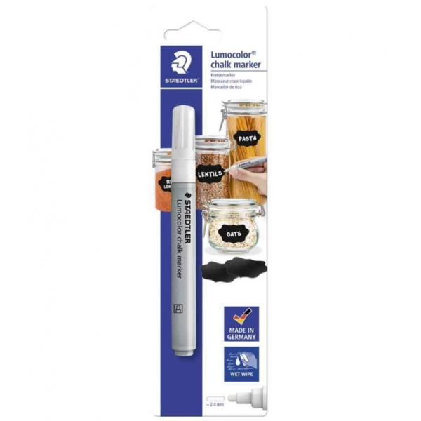 STAEDTLER Lumocolor Chalk Marker 344-0 BK