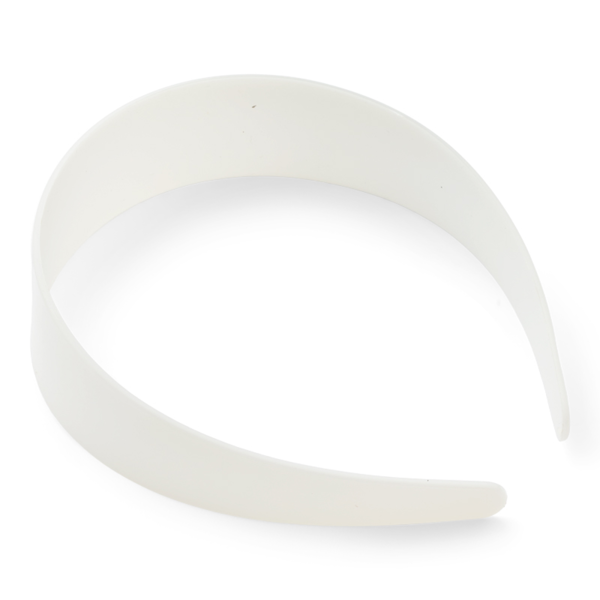 HobbyArts Hair Band, White, 40 mm, 1 pcs