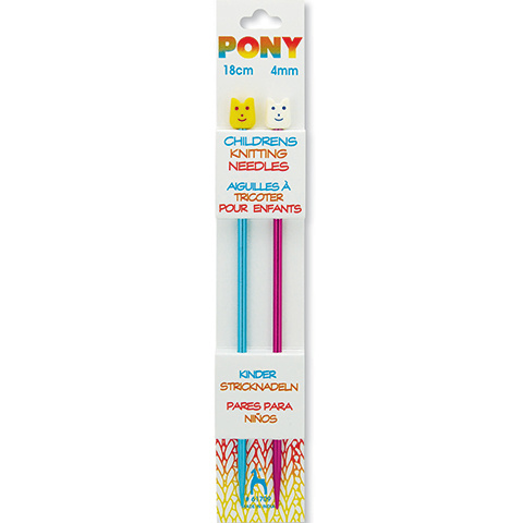 Pony Children's Knitting Needle Set, 18 cm