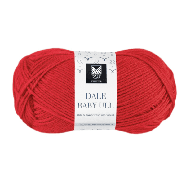 Dale Baby Ull 8547 Rødorange
