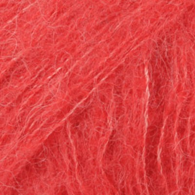DROPS BRUSHED Alpaca Silk 06 Coral (Uni colour)
