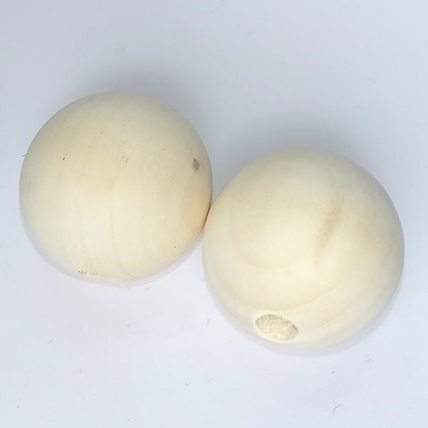 LindeHobby Wooden Beads - 8, 10, 14, 18, 25 and 35 mm (10 pcs)