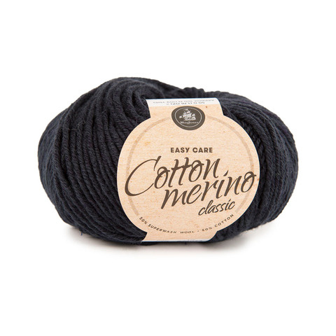 Mayflower Cotton Merino Classic 109 Dark Navy Blue (UNI COLOUR)