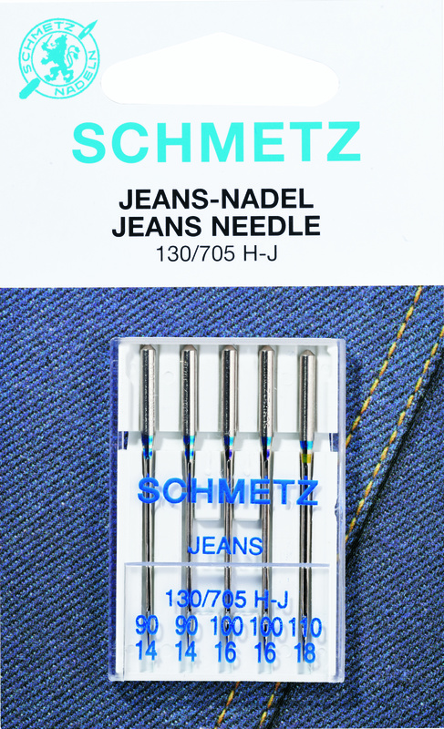 Schmetz Symaskinenåle Jeans, 5 stk