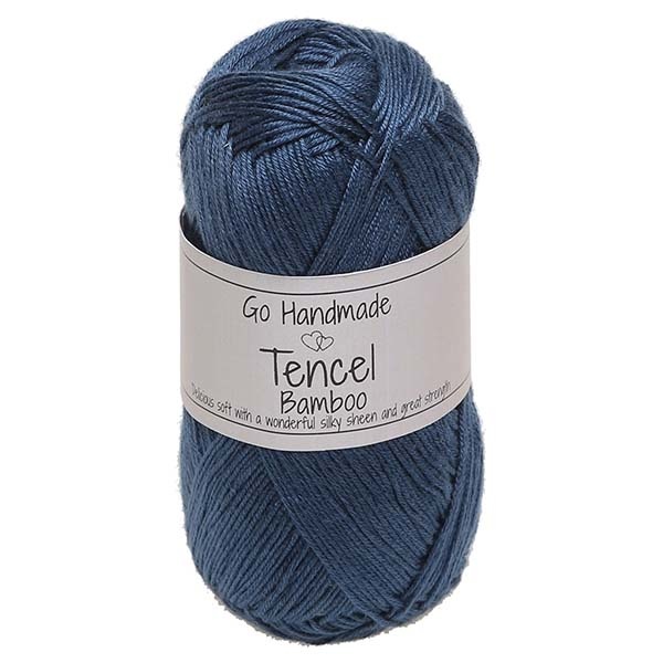 Go Handmade Tencel Bamboo 17361 Petrol blå