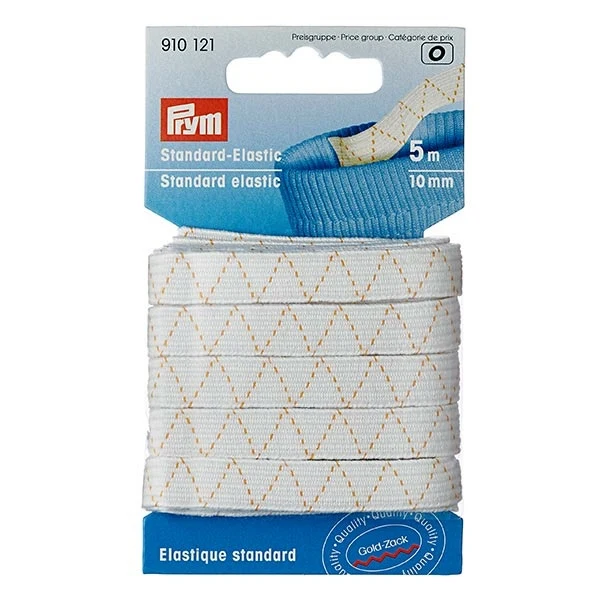 Prym Elastic White 10 mm, 5 m
