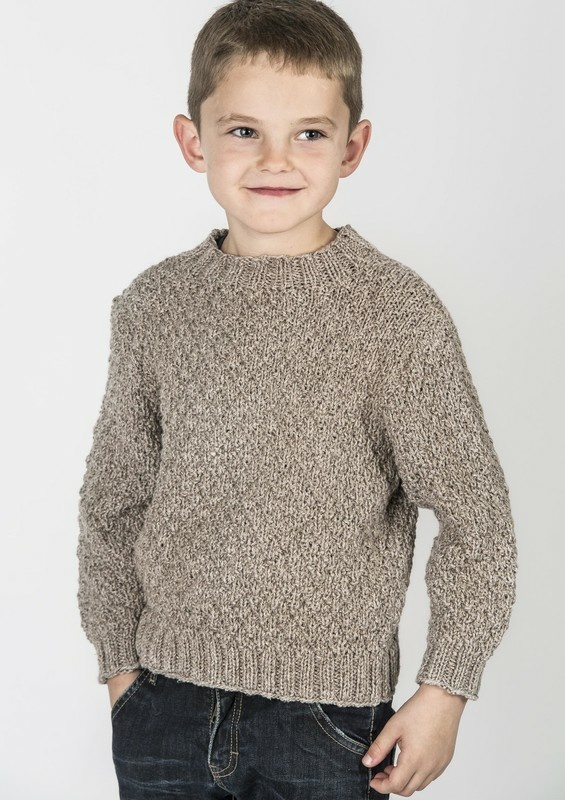 136-10 Boy Sweater in Meleret Look