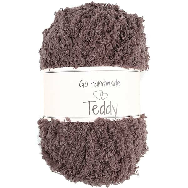 Go Handmade Teddy 17349 Mørkebrun