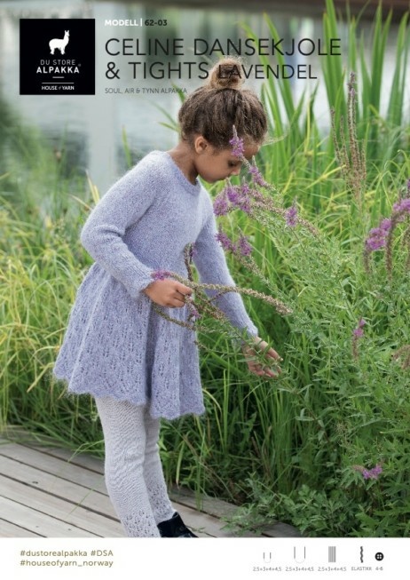 DSA62-03 Celine Dance Dress &amp; Tights - Lavender