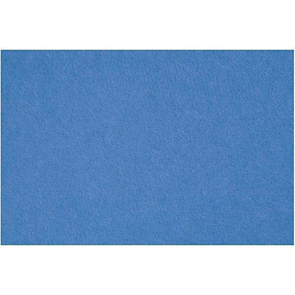 Hobbyfilt, Ark 42x60 cm, 3 mm, 1 ark Blå