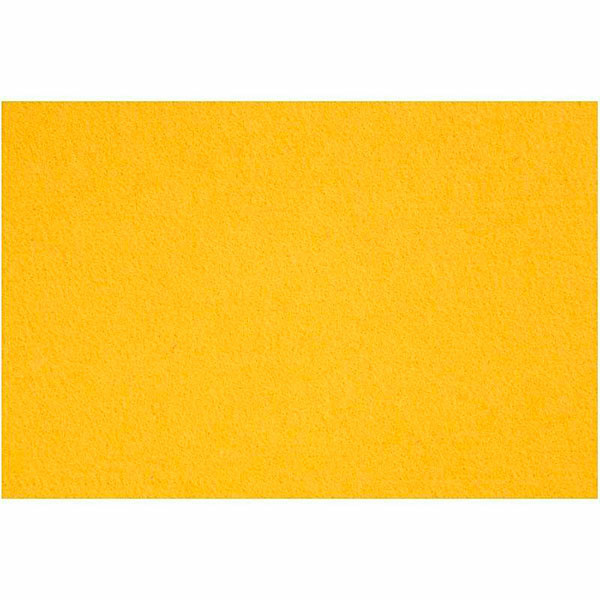 Hobbyfilt, Ark 42x60 cm, 3 mm, 1 ark Gul