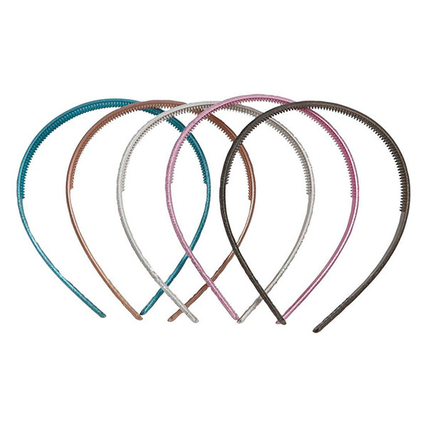 Hårbøjle Plast Perlemor 10 mm, 10 stk