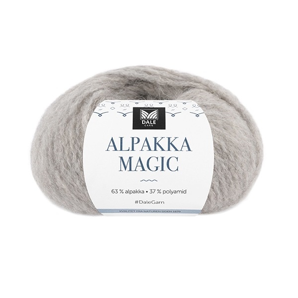 Dale Alpakka Magic 302 Light greybrown mix