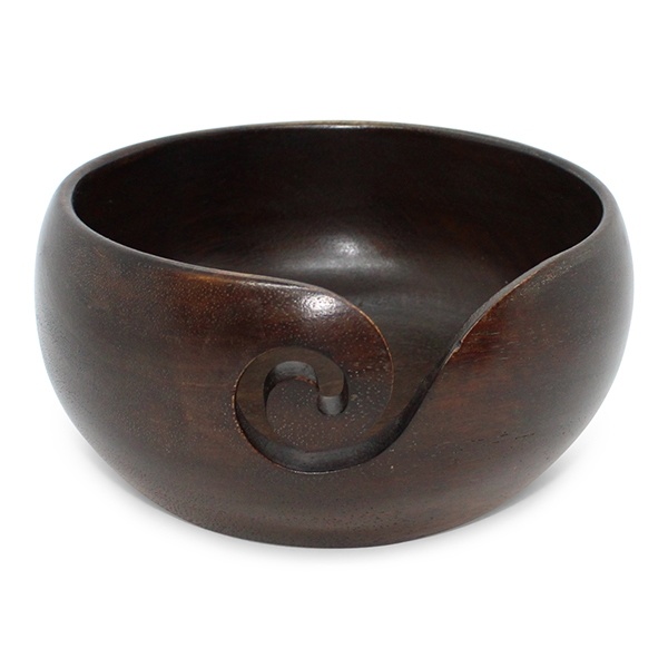 HobbyArts Yarn bowl Mango wood Tall (2)