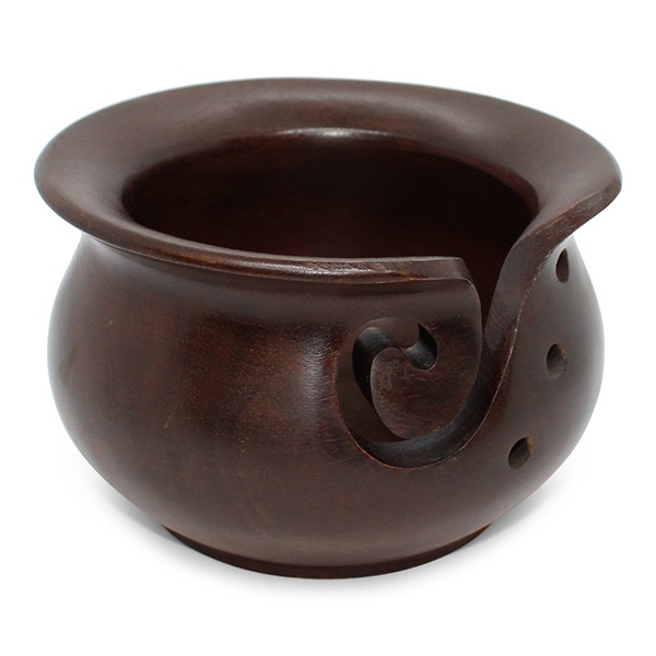 HobbyArts Yarn Bowl Wood (2)