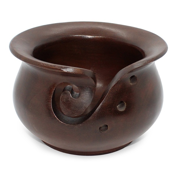 HobbyArts Yarn Bowl Wood (3)