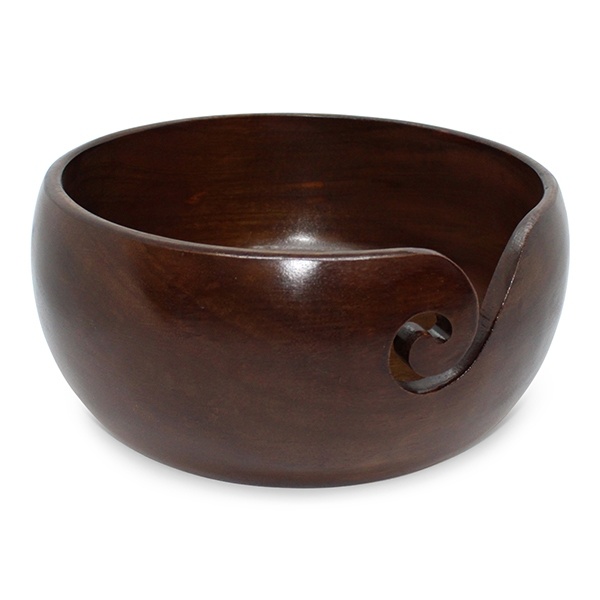 HobbyArts Yarn bowl XL Mango wood (2)