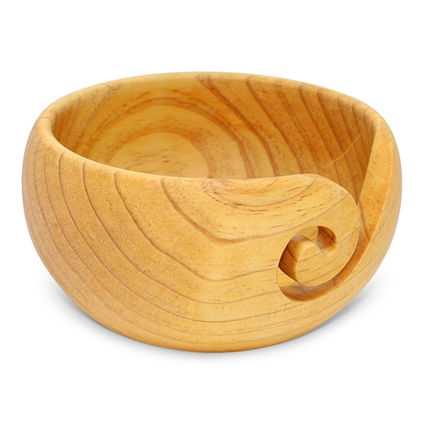 HobbyArts Yarn bowl Pine wood Tall (3)