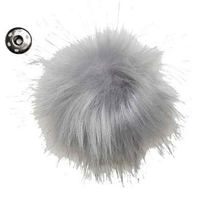 Go Handmade Pompon with push button, 10 cm