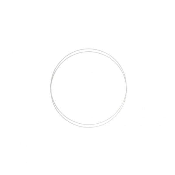 Metal ring White 2 pcs 15 cm