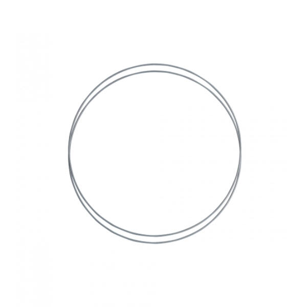 Metal ring Gray / blue 2 pcs 20 cm