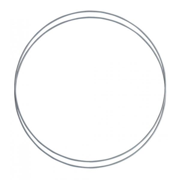 Metal ring Gray / blue 2 pcs 30 cm