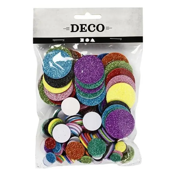 Moss rubber circles, 150 ass