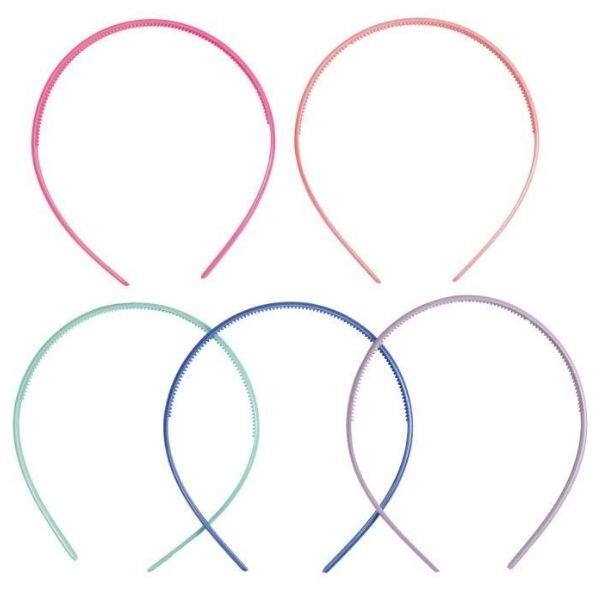 Hair Bands, Ass. colours, 5 pcs