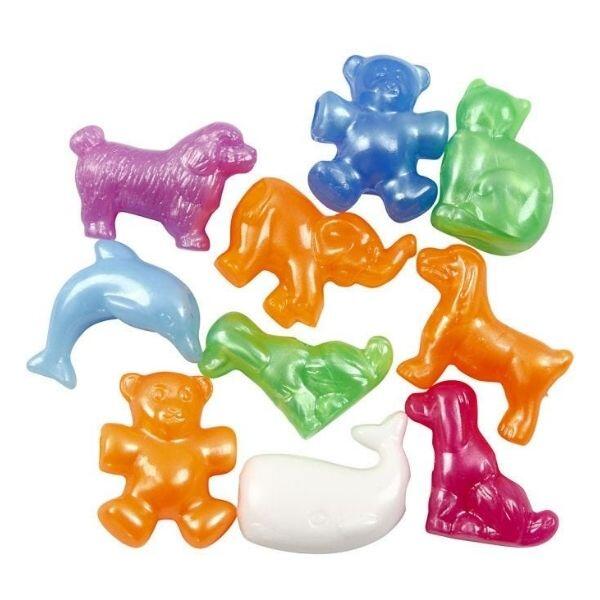 Novelty Shape Beads Mix, 25 mm, animals