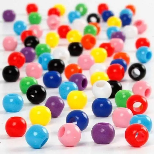 Pony Beads, 6 mm