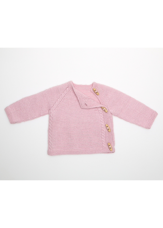 96151 Sweater with asymmetrical button tape