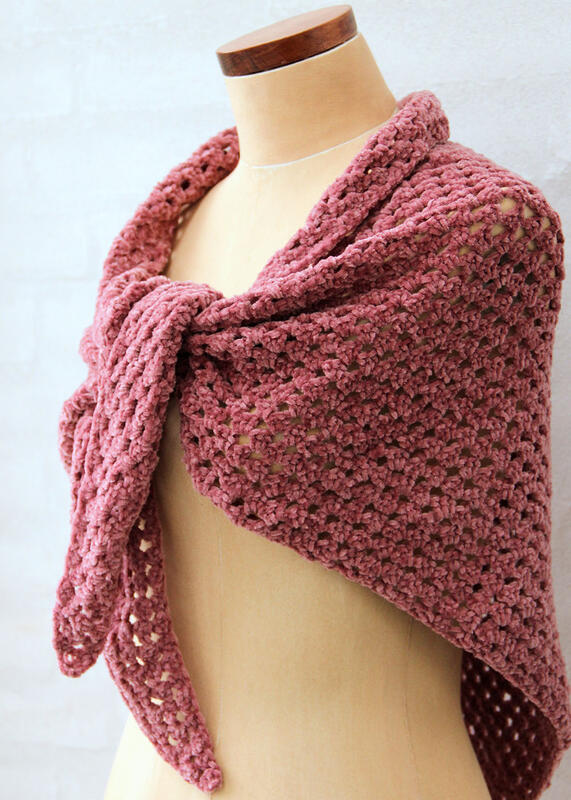 99044 Granny Shawl Bohème Velvet "Fine"