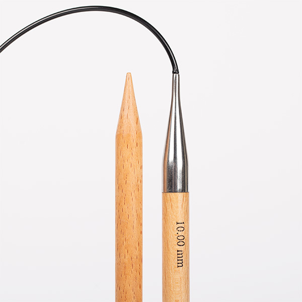 DROPS Circular Knitting Needles 40 cm Basic Birch (5.5-8.0 mm)