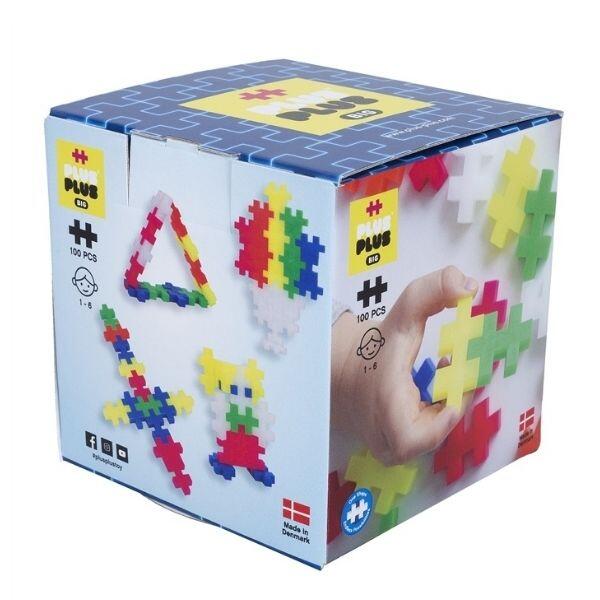 Plus-Plus LARGE Neon Mix, 100 pcs