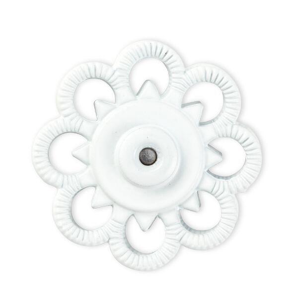 Prym Snap Fasteners Flowers, 2 pcs White