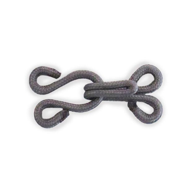 Prym Fur hooks and eyes Grey