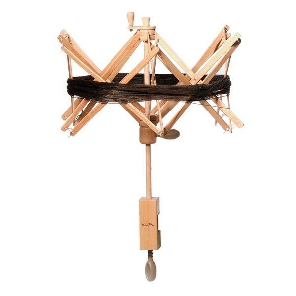 KnitPro Natural Wool Winder, Birch