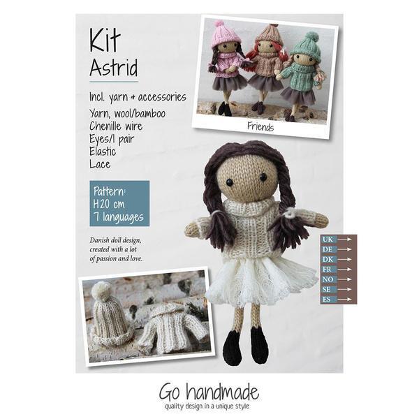 Go Handmade knitting kit Astrid